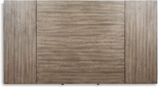 Signature Design by Ashley Skempton Farmhouse Rectangular Dining Room Table with Storage, White & Light Brown - Image 16